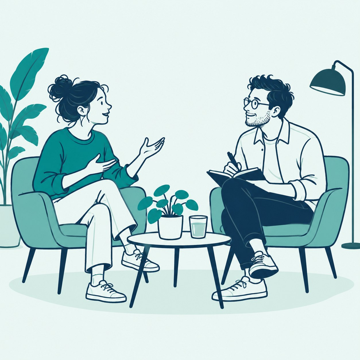 Illustration: Verstehen: Bedürfnisse und Probleme erkunden